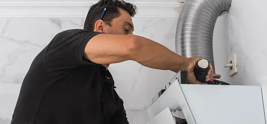 Precision In-wall Dryer Vent Cleaning & Rerouting Corrections in Huntington Beach, CA